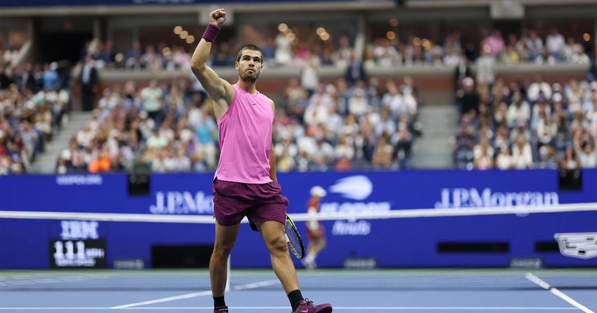 Alcaraz vencioacute a Sinner y se quedoacute con el US Open