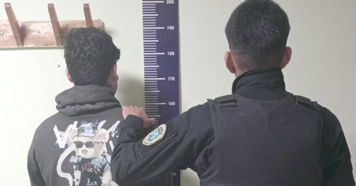 DETENIDO El irascible sujeto intentó darse a la fuga pero fue atrapado