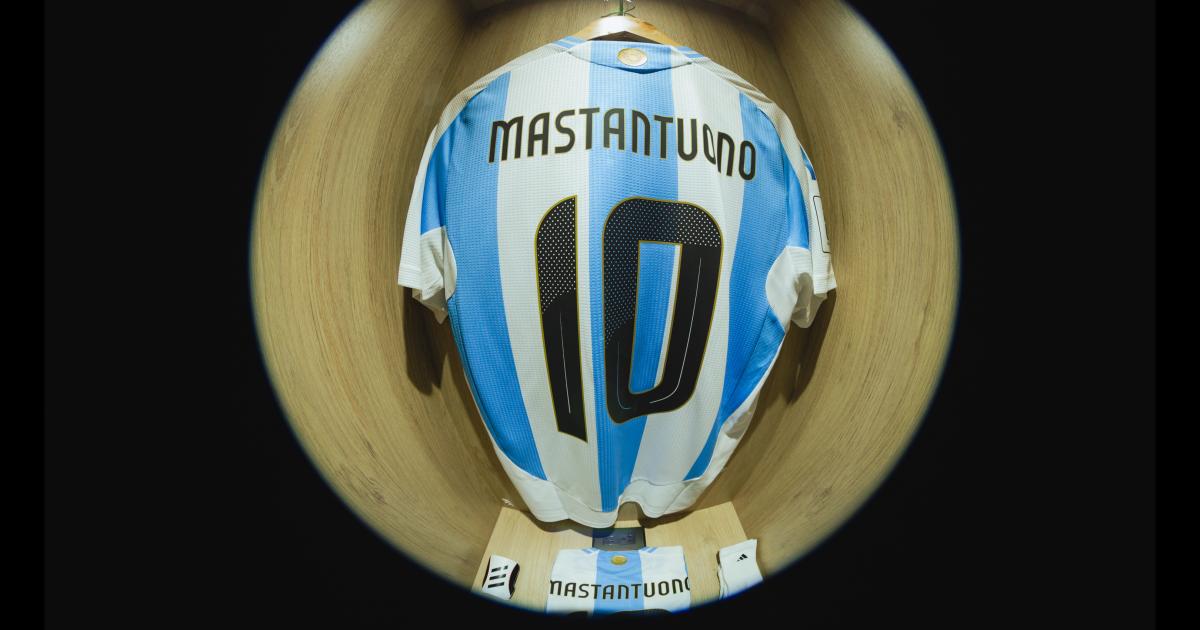 Franco Mastantuono usar la 10 Fuente- Twitter - Selección Argentina