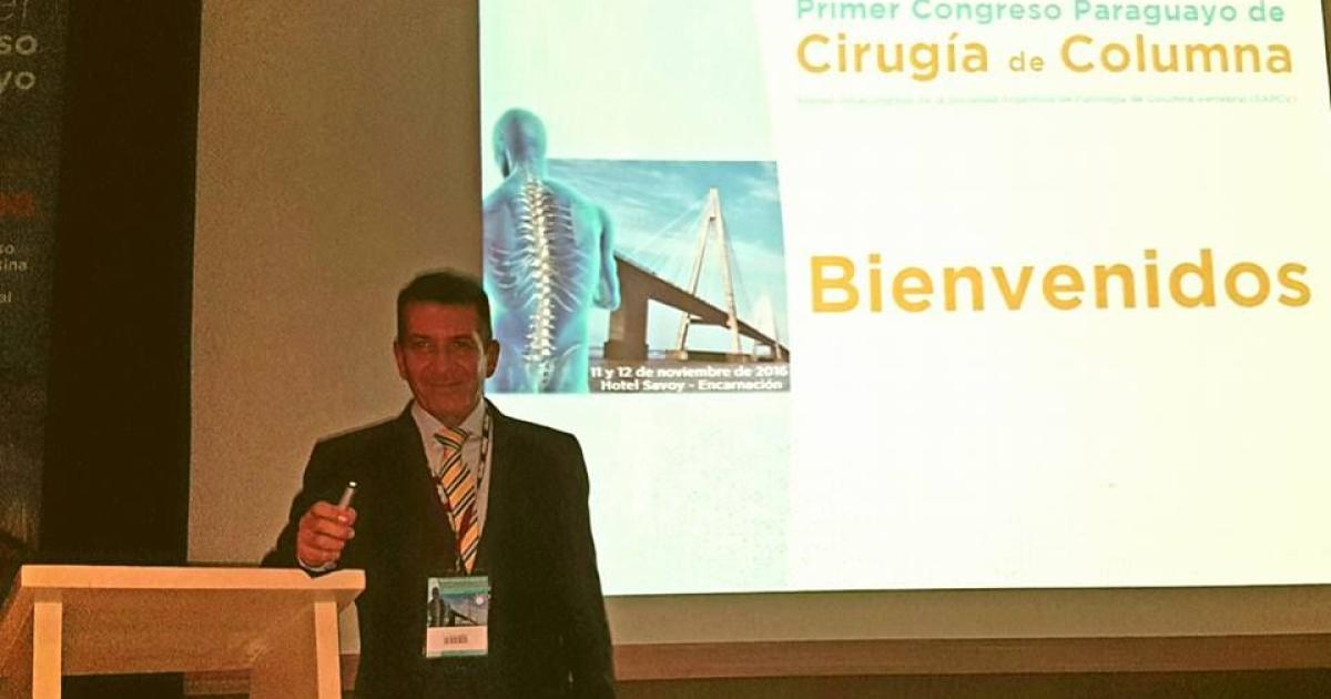 DR CARLOS SCAGLIONE Traumatólogo y docente de la SAPCV