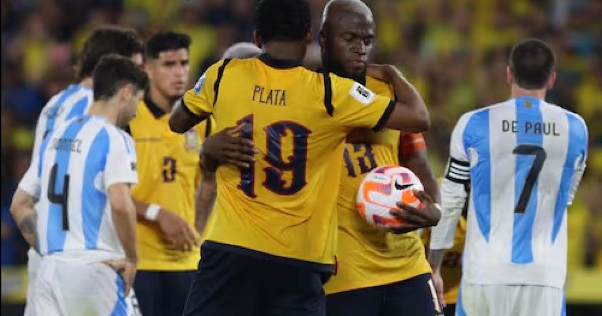 Argentina perdioacute ante Ecuador en la despedida de las Eliminatorias