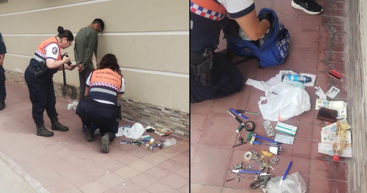 Detuvieron a un joven acusado de robar 700 mil en el Mercado Armoniacutea