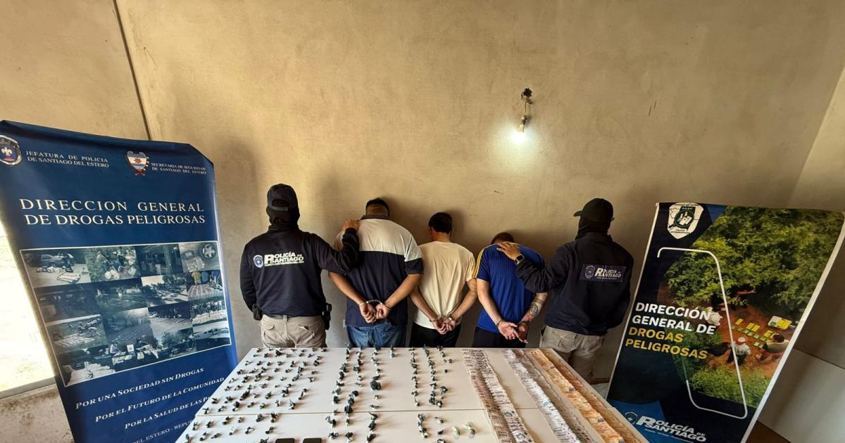 Golpe al narcotrfico en Tintina- detenciones secuestro de marihuana cocaína y ms de 2 millones