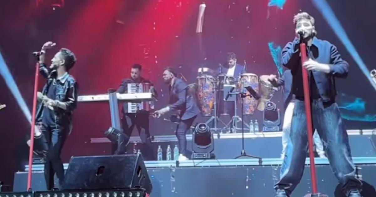 La Konga se presentó el jueves 11 de septiembre en el Antel Arena en Montevideo (Foto- Instagram@antelarena)