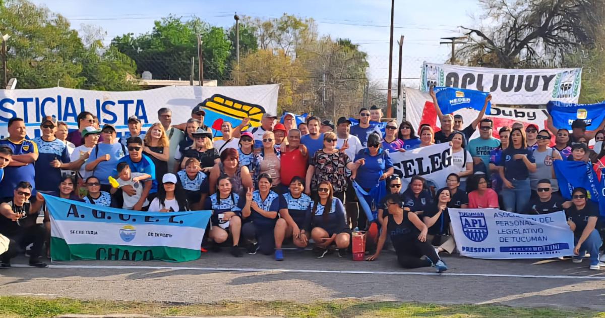 Termas de Riacuteo Hondo- Empleados legislativos participaron de Olimpiacuteadas Regionales