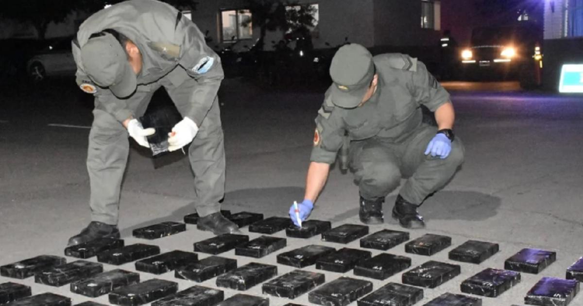 Incautaron maacutes de 63 kilos de cocaiacutena en un control sobre la Ruta 60