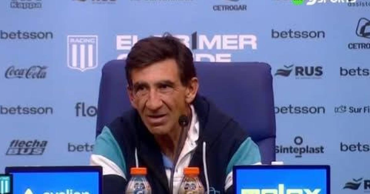 CHARLA EUFÓRICA CONFERENCIA DE PRENSA DEL DT DE LA ACADEMIA QUE ELOGIÓ A SUS JUGADORES