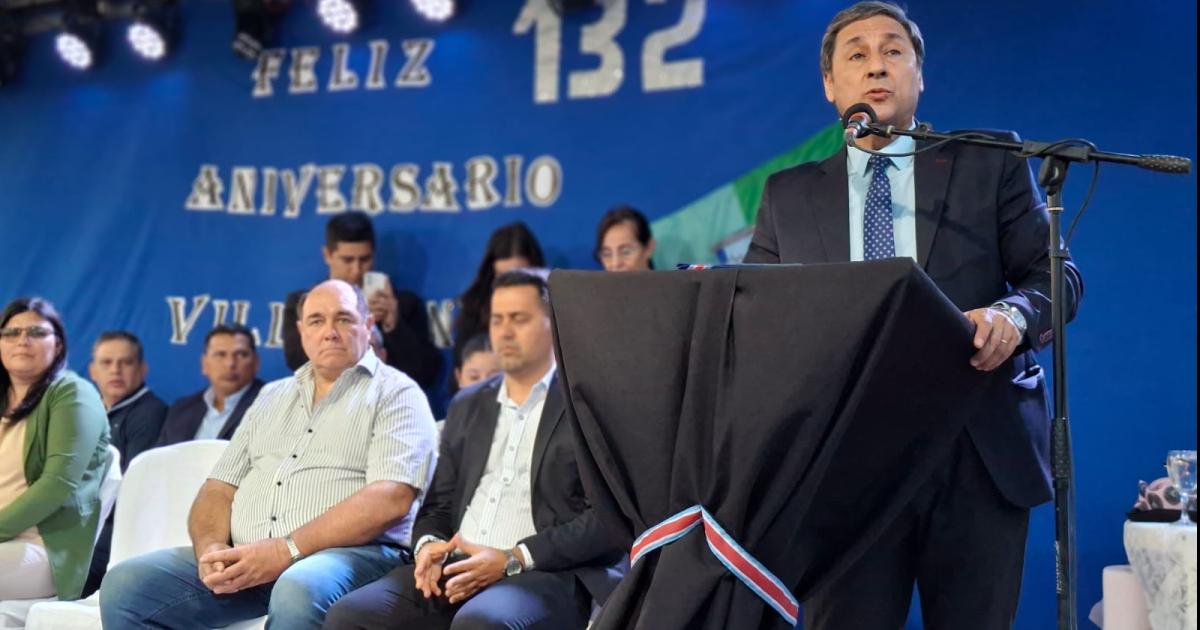 Silva Neder encabezoacute el 132deg aniversario de Villa Unioacuten 