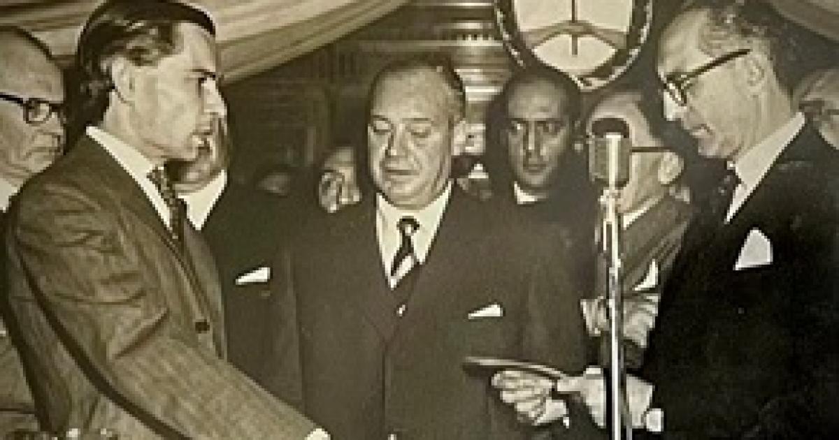 Oyhanarte jura como juez de la Corte Suprema 1958