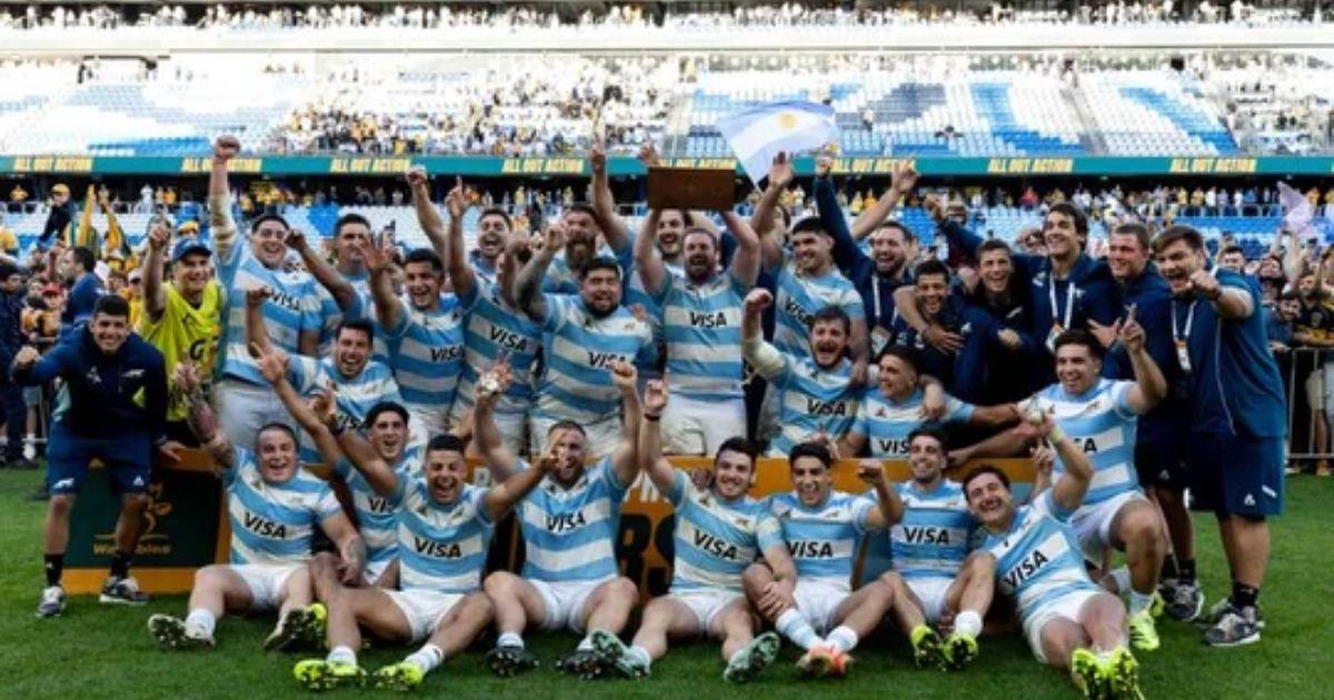 El equipo argentino ganó un partido clave para seguir en la cima del rugby