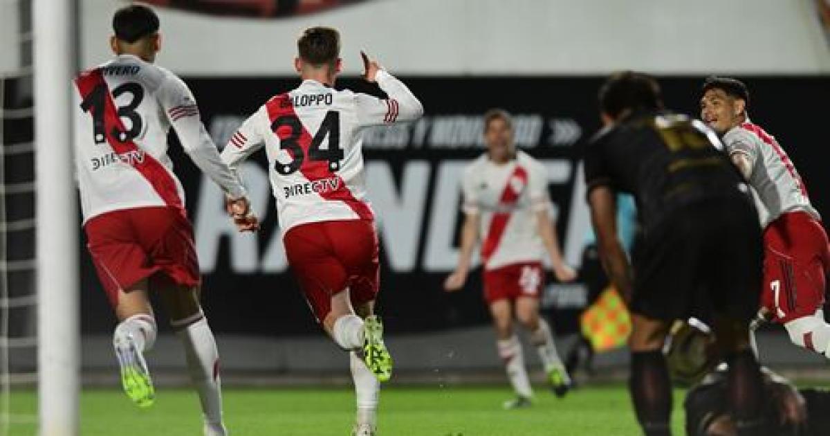 River aguantoacute se llevoacute el triunfo ante Estudiantes y quedoacute como puntero