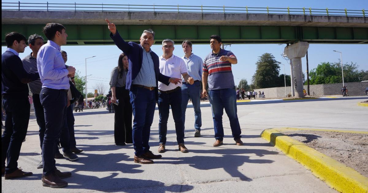 Habilitaron la nueva rotonda y tramo de Avenida del Libertador