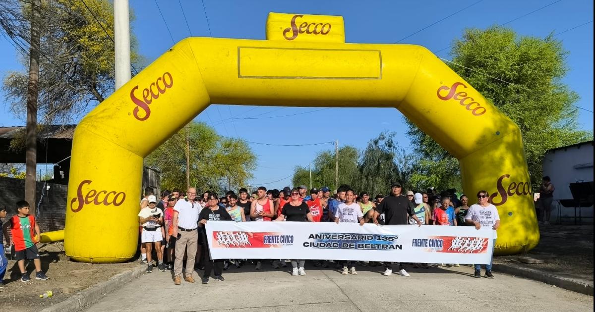 El Maratoacuten 135ordm Aniversario de Beltraacuten fue un eacutexito rotundo