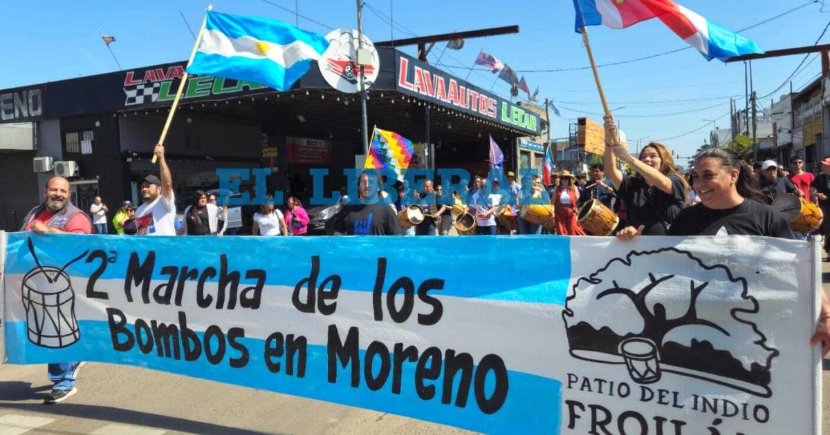 La Marcha de los Bombos se promociona en Moreno rumbo a su proacutexima edicioacuten 