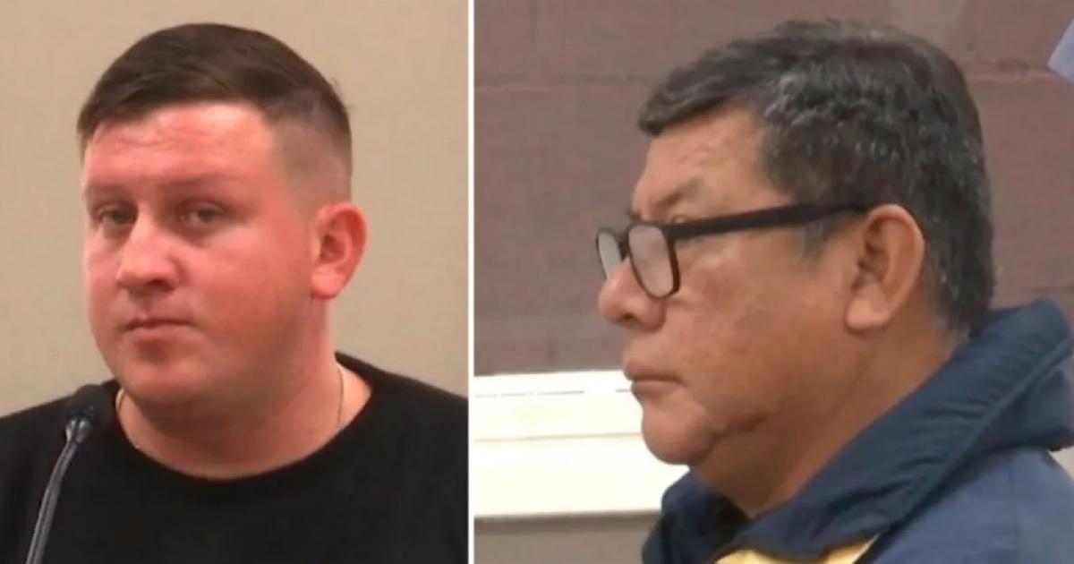 ABUSADORES Segn determinó la Fiscalía Williams Jovani Romero y Rolando Esteban Ríos jefe y subalterno en aquel momento