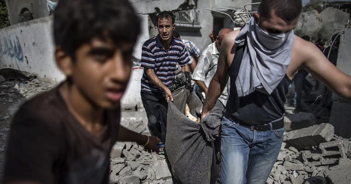 En las ltimas semanas unos 300000 palestinos huyeron de la ciudad de Gaza (Foto- AFP)