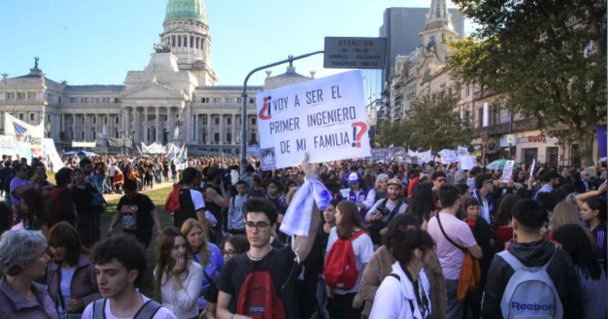 Este mieacutercoles se realiza otra Marcha Federal contra los vetos de Milei