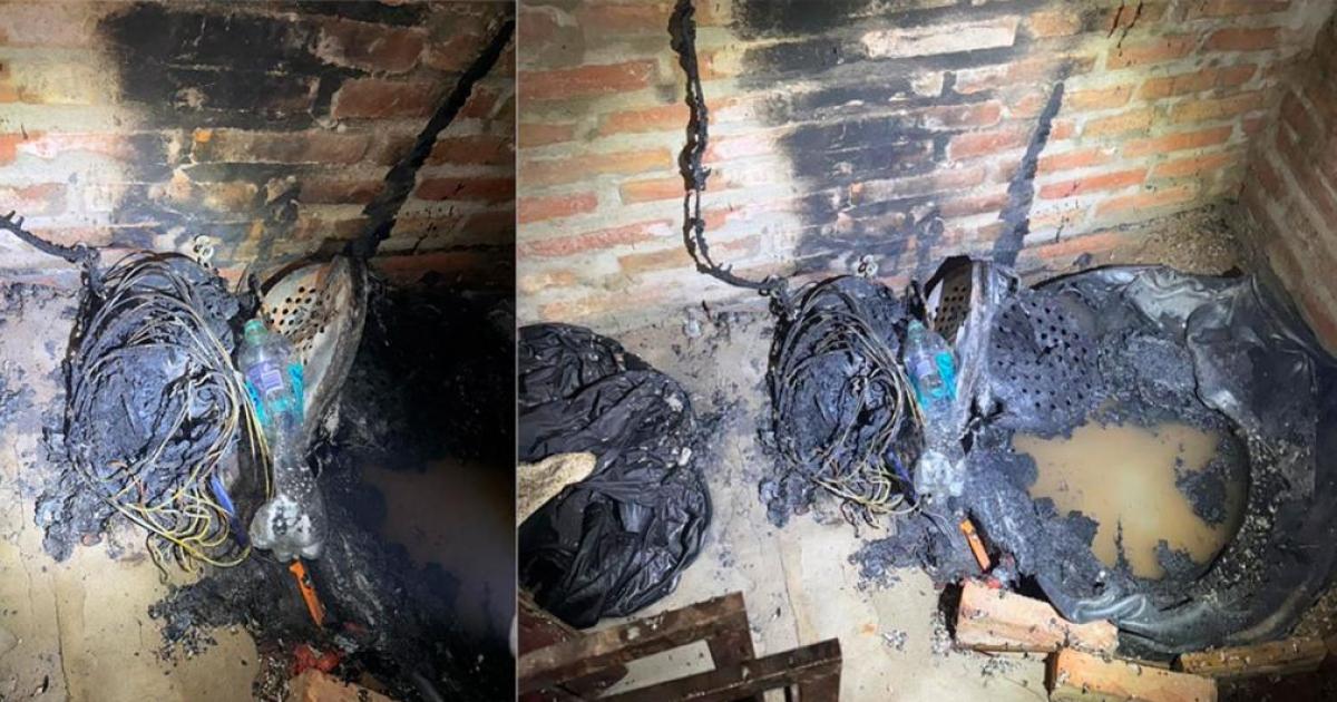 Incendio en complejo de paacutedel- la policiacutea evitoacute un desastre mayor