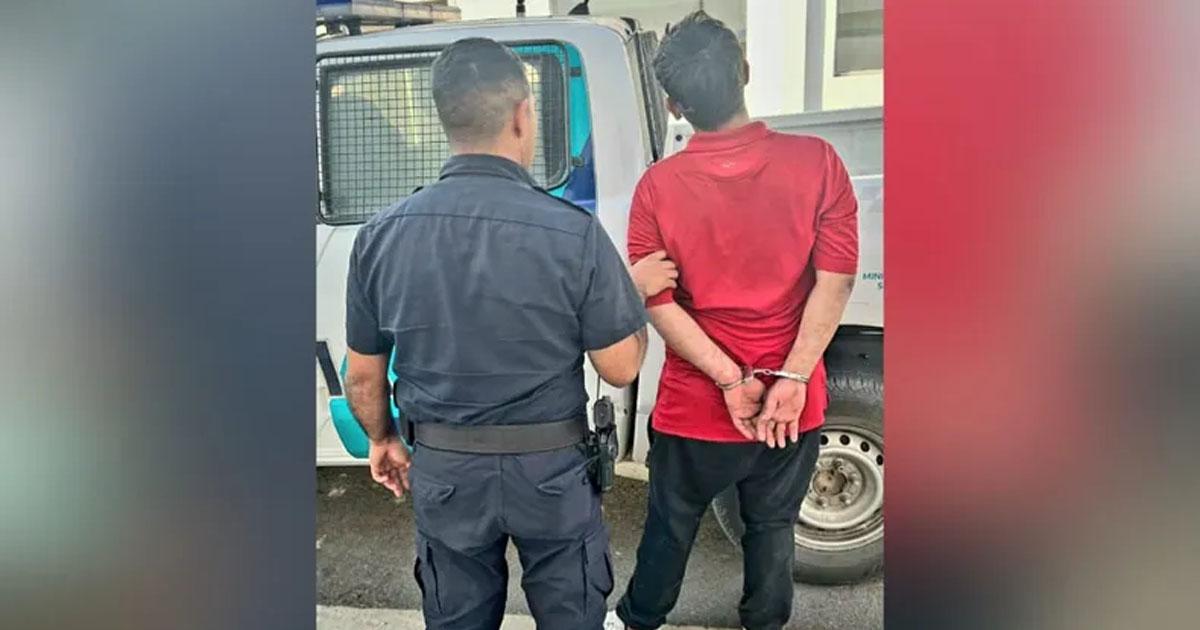 Golpeoacute a su novia embarazada y provocoacute destrozos en su vivienda