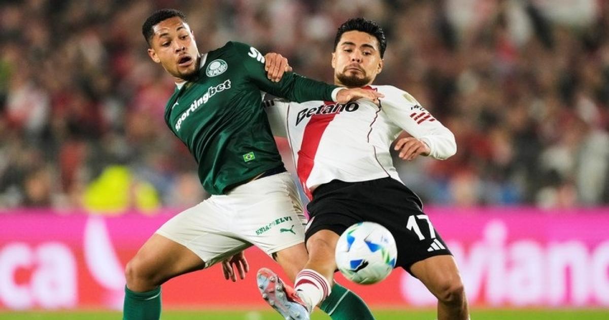 River cayoacute ante Palmeiras  y deberaacute ir por la remontada a Brasil