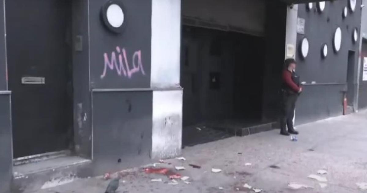 Lugar donde se produjo el enfrentamiento (Foto- NA  Captura de TV)