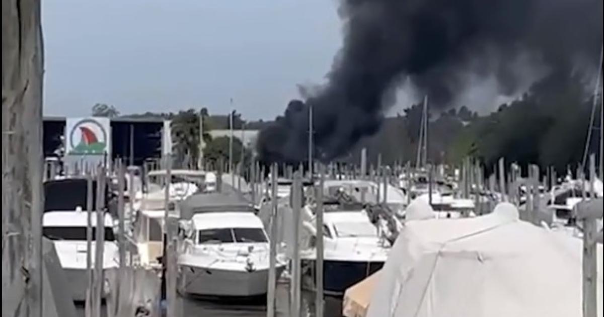 LUGAR El siniestro ocurrió en la guardería nutica Amarras del Norte sobre el río Lujn