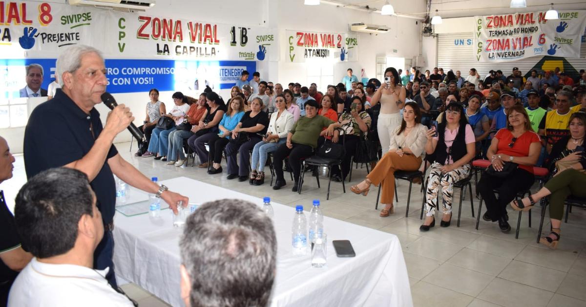 Masivo plenario del gremio SIVIPSE apoyando a Fuerza Patria Peronista