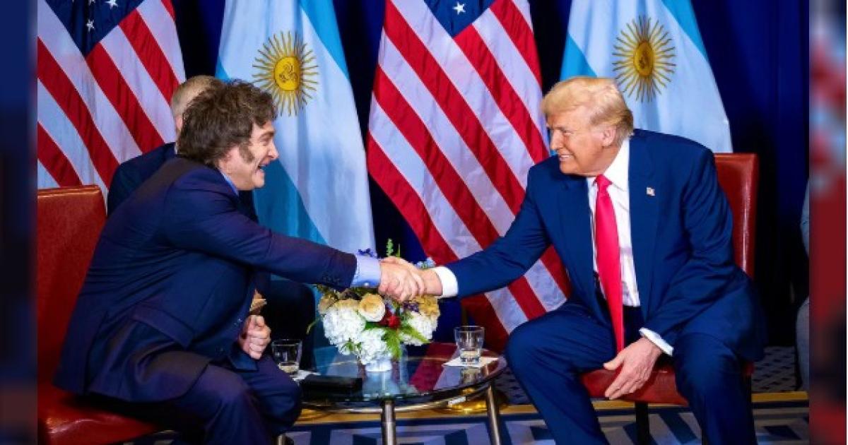 Javier Milei y Donald Trump