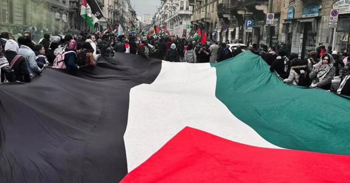 El mayor sindicato de Italia fue a huelga nacional en solidaridad con palestinos