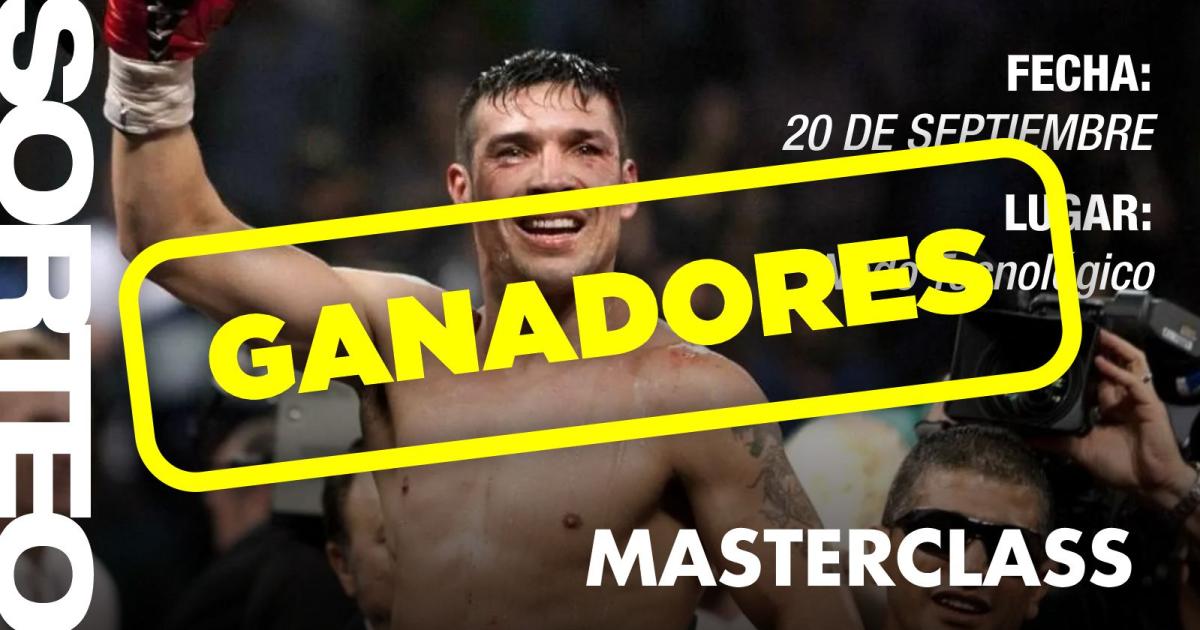 Estos son los afortunados que asistiraacuten a la Masterclass de Maravilla Martiacutenez