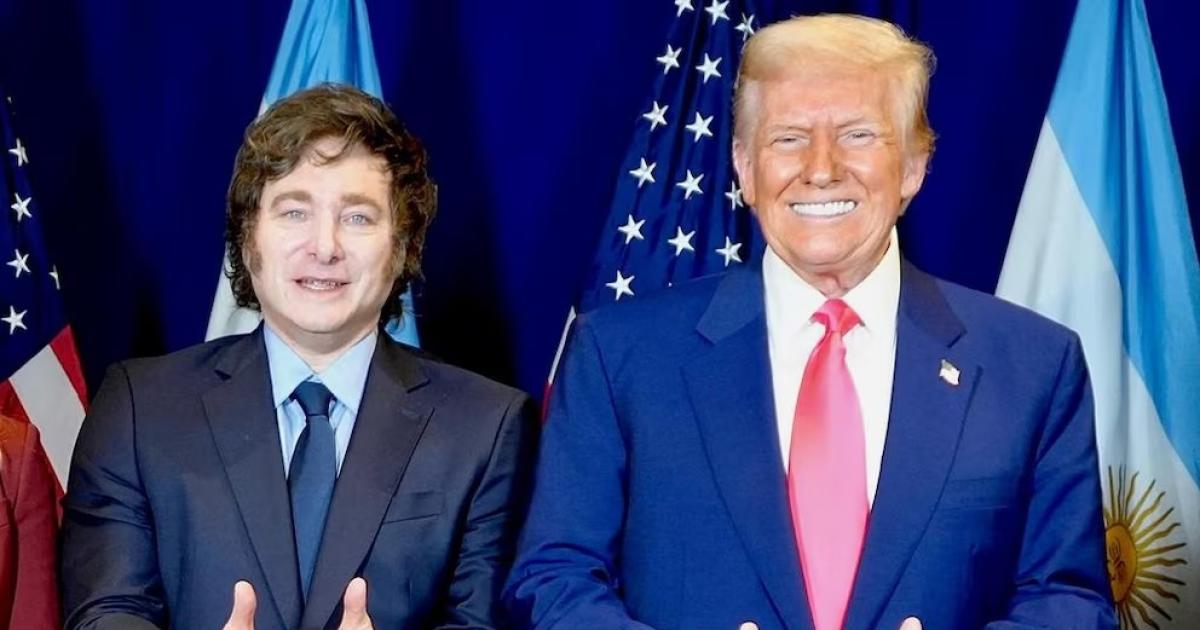 Javier Milei y Donald Trump durante su ltimo encuentro en Washington (Estados Unidos)