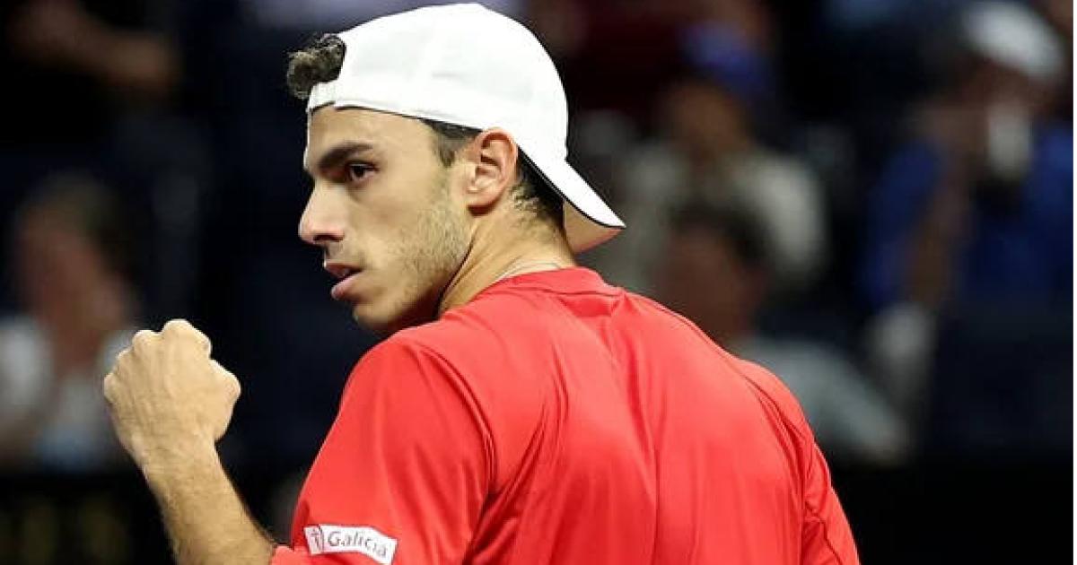 Ceruacutendolo le ganoacute a Holger Rune Rune en la Laver Cup