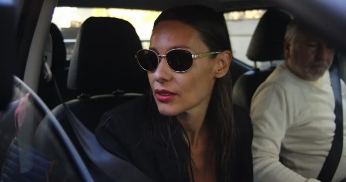 Pampita habló con la prensa en su regreso al país (Foto- captura de video)