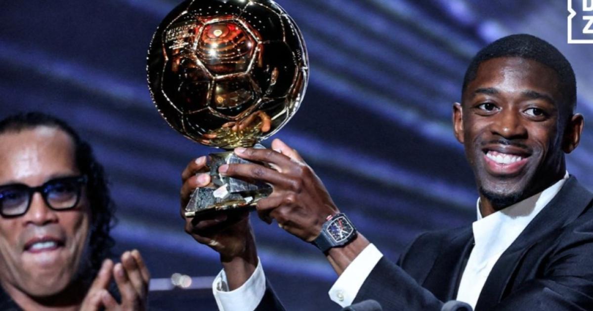 Ousmane Dembélé conquista el Balón de Oro y entra en la historia