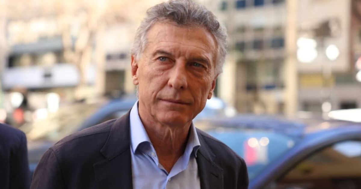 Mauricio Macri arribando a la sede del PRO (Foto- NA)