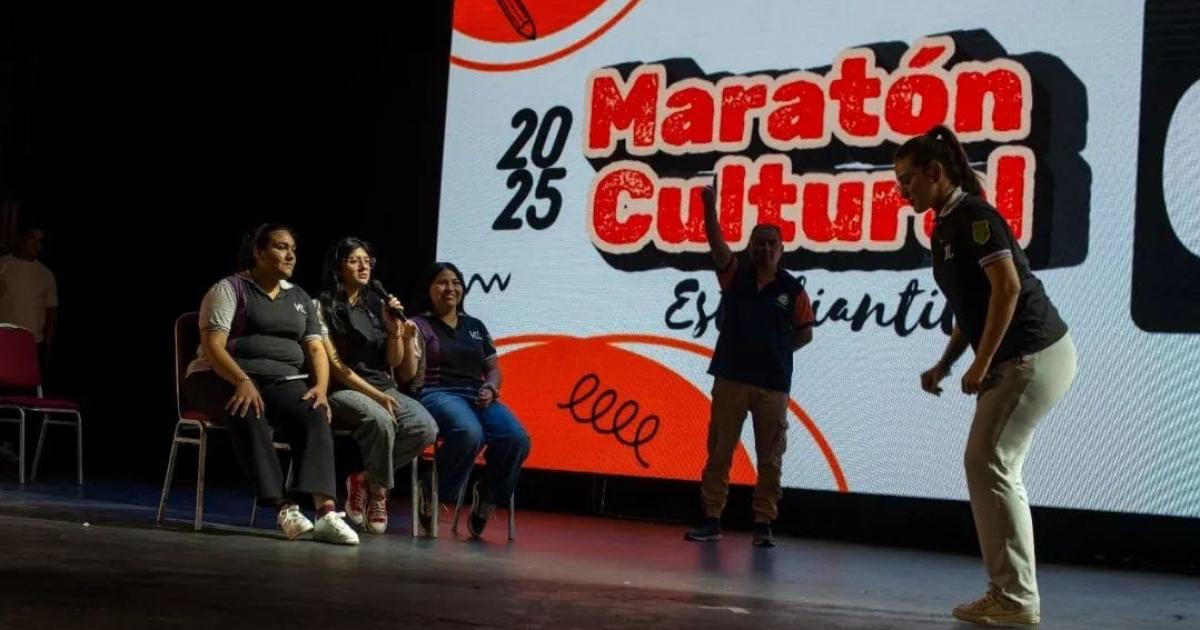 Comenzoacute con fuerza el Maratoacuten Cultural Estudiantil termense