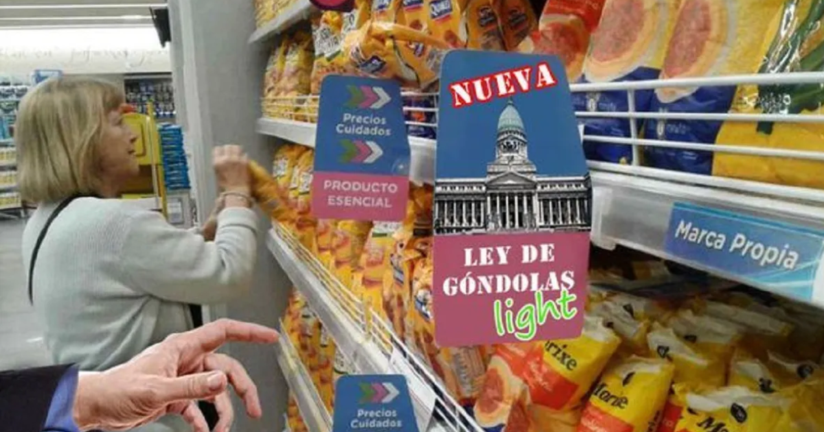 Chau ley de Góndolas y Abastecimiento- cómo impactar en los comercios (Foto- NA)
