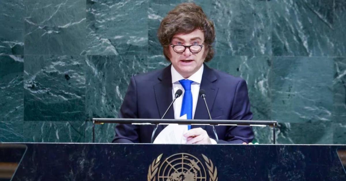 Javier Milei habloacute en la ONU- Es preferible decir una verdad incoacutemoda que una mentira confortable