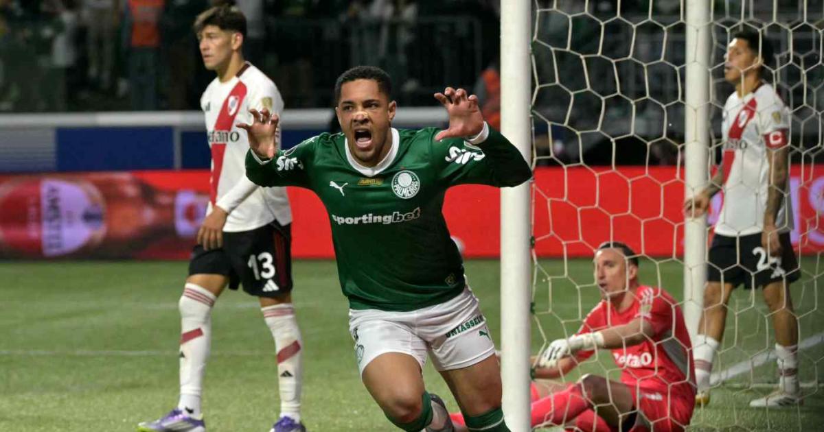 Otra vez sopa- River perdioacute 3 a 1 con Palmeiras y le dijo adioacutes a la ilusioacuten copera