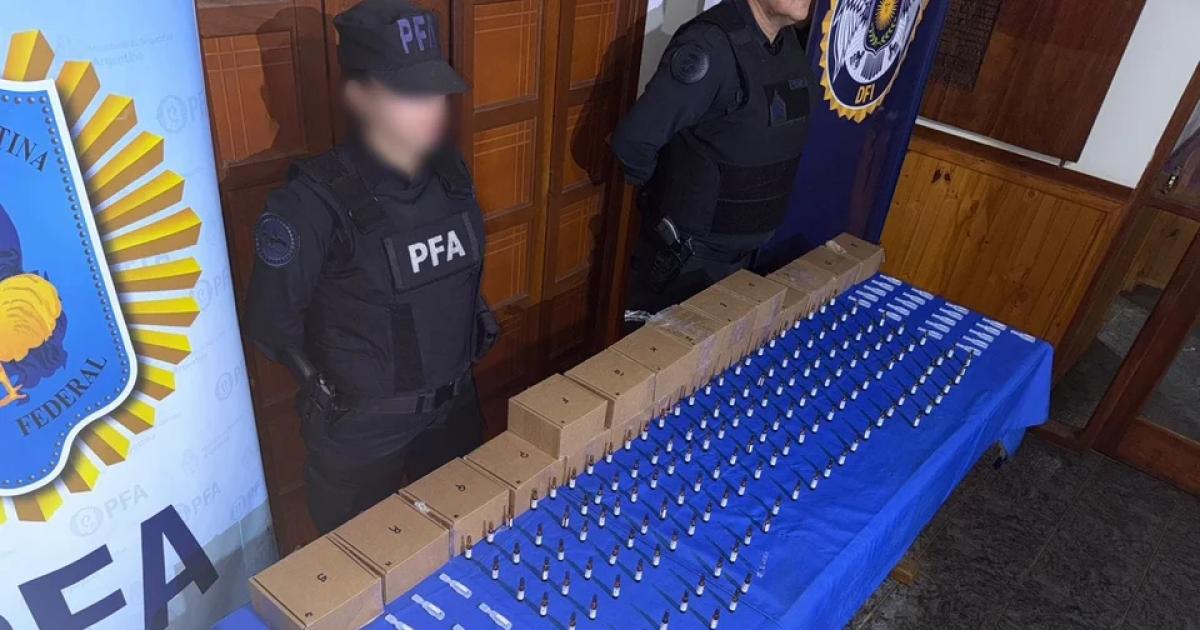 Policiacutea Federal secuestroacute 200 ampollas fentanilo provenientes de Paraguay con un valor superior a 400 millones