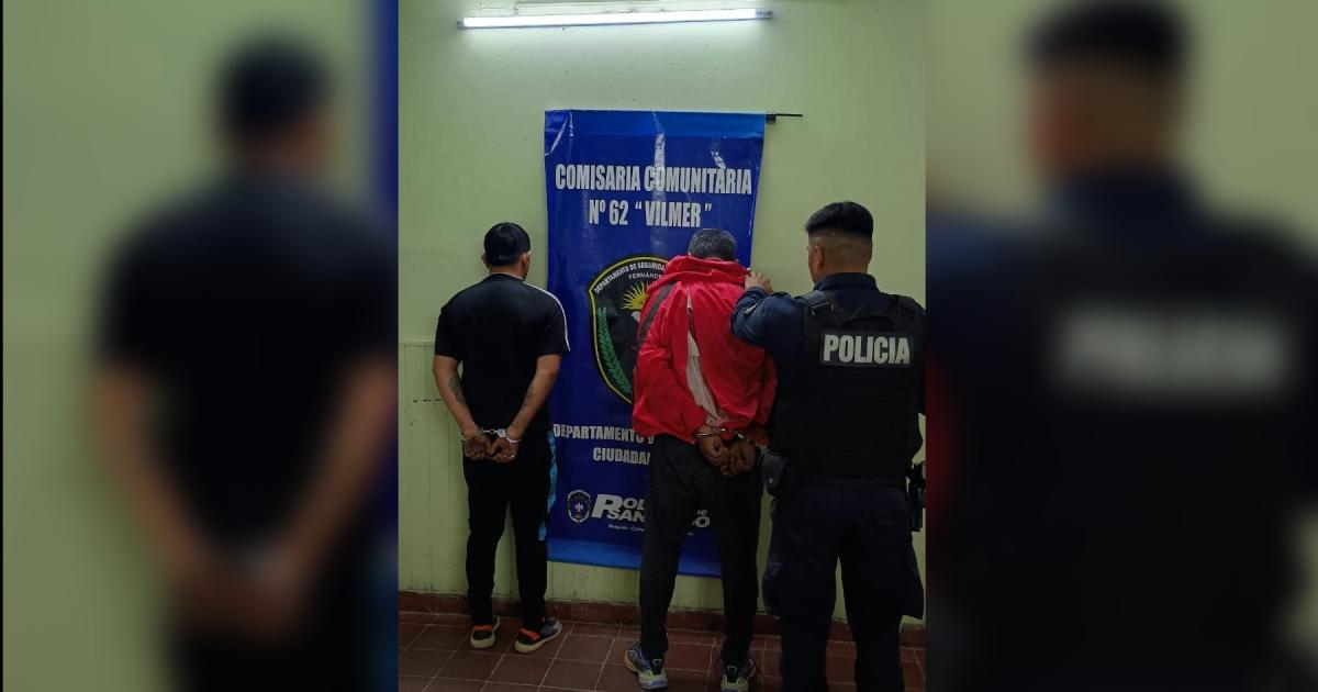 Beltraacuten- capturan a dos sujetos luego de robar en un local comercial 