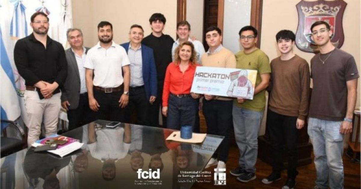 Estudiantes de la UCSE fueron ganadores del Hackathon 2025