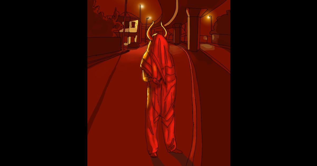 Lorenzo Mazarelli usa el celular para crear sus pinturas 