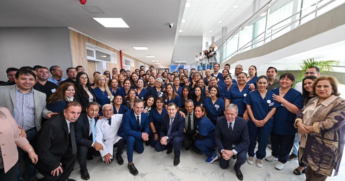 Zamora inauguroacute el nuevo hospital zonal de la ciudad de Pinto