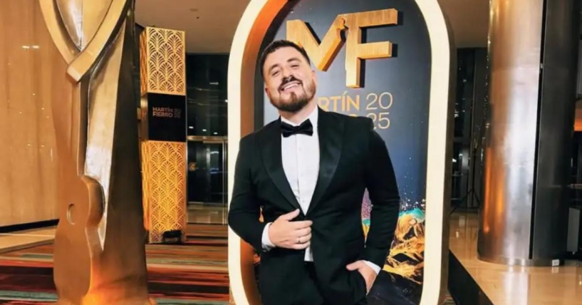 Fede Bal en los Martín Fierro