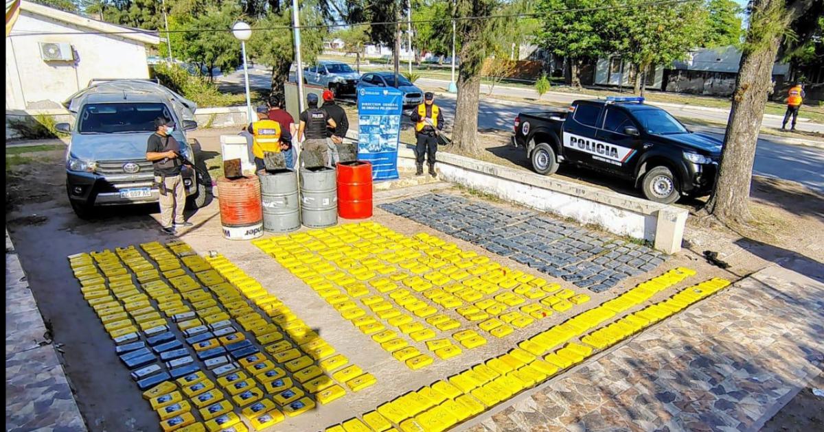 ORIGEN La droga fue cargada en la zona de Campo Gallo (Dpto Alberdi)