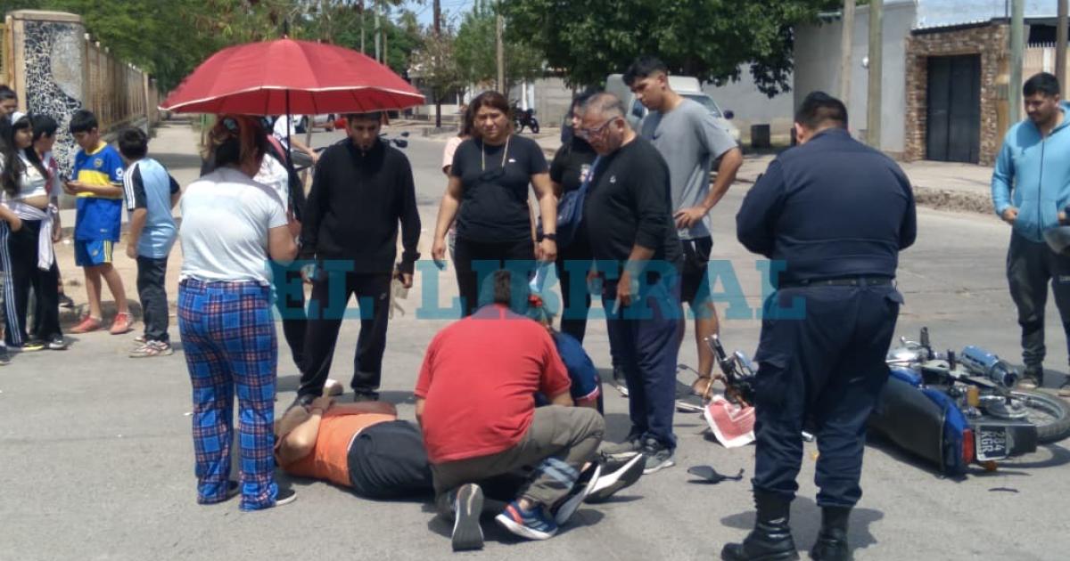 Una de las conductoras se llevó la peor parte