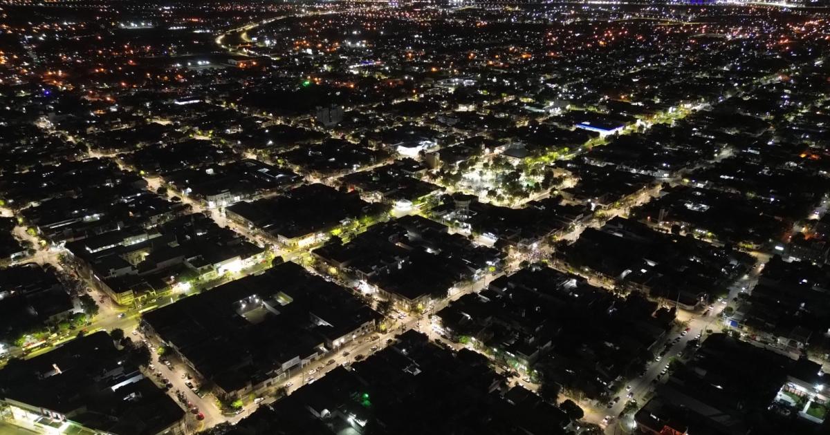 Nediani inauguroacute nuevo sistema de luces LED del barrio Centro