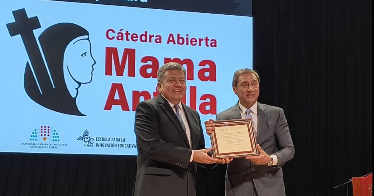 El vicegobernador participoacute de la inauguracioacuten de la Caacutetedra Abierta Mama Antula 