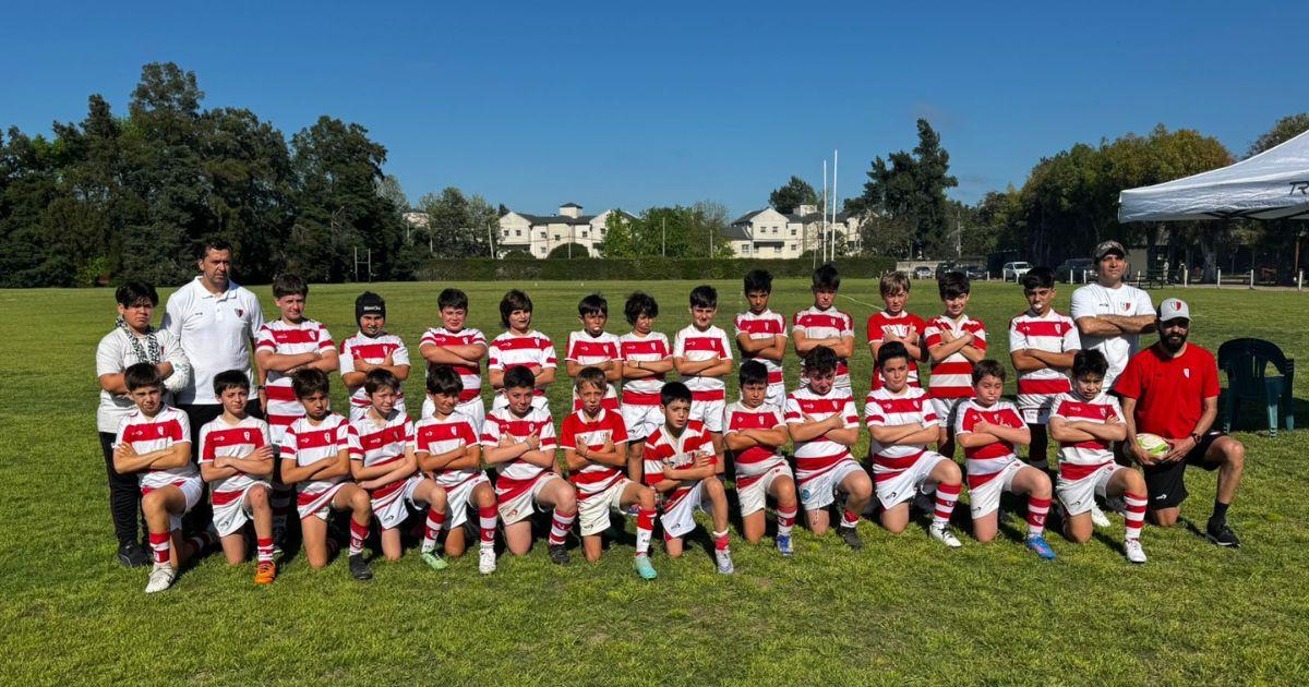 La M11 de rugby infantil de Lawn Tennis participoacute de la fecha URBA
